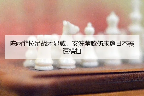 陈雨菲拉吊战术显威，安洗莹膝伤未愈日本赛遭横扫