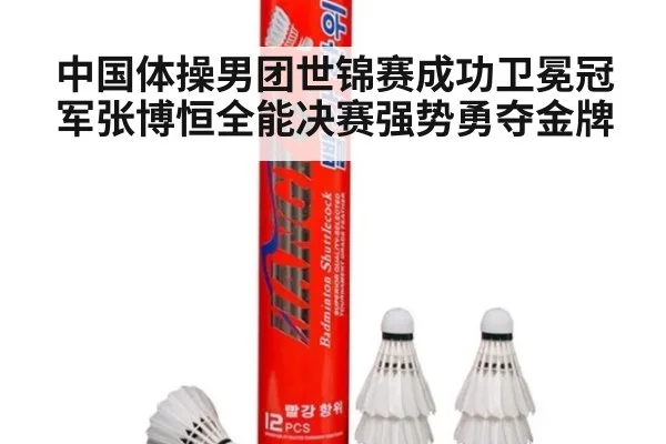 中国体操男团世锦赛成功卫冕冠军张博恒全能决赛强势勇夺金牌